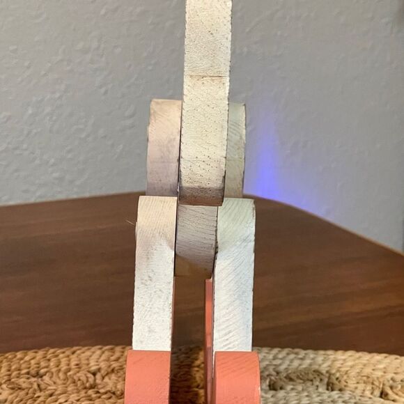 Vintage Full Art Wooden Rocking Horse Hand Painted and Finished on One Side - Picture 9 of 14